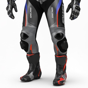 Traje de Motociclismo de Cuero para Hombre, Traje de Carreras de Motociclismo Protector de Alta Calidad, Trajes de Cuero de Motociclismo de la Mejor Calidad - Product Image 5