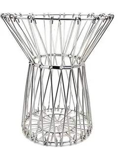 High Quality Stainless Steel Folding Wire Basket for Fruit and Vegetable <b>Multipurpose</b> Kitchen <b>Storage</b> Hot Selling - Product Image 5