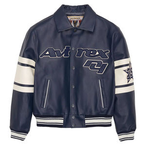 Chaquetas de hombre Avirex Chaqueta de cuero para hombre Varios colores Tallas Mejor precio Chaqueta Avirex de punto de cuero de vaca para hombre - Product Image 1