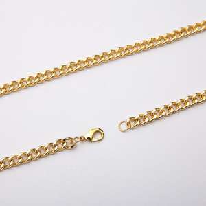 Collar con Colgante de Diamante Cultivado en Laboratorio, Chapado en Oro, Plata de Ley 925, Estilo Hip Hop para Hombre - Product Image 2