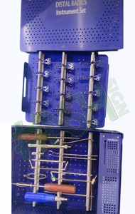 Juego de Instrumentos Ortopédicos para Radio Distal, Caja de Acero, Tornillos y Placas de 2.4mm, Grado A+, Certificado ISO 13485 CE - Product Image 2