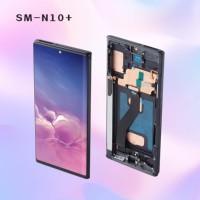 Penjualan Terbaik layar OLED LCD untuk Samsung Note 10 Note 10 Plus pengganti layar tampilan sentuh LCD hitam Guangdong 5 buah