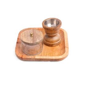 Meilleures ventes 2026 : Mubkhar religieux en bois, avec plateau en bois élégant, brûleur d'encens Bakhoor arabe, design classique, parfum d'intérieur - Product Image 4