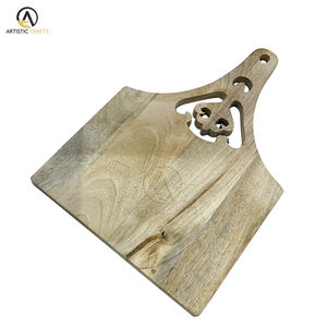 Eco-friendly Durable Mango Wood Cutting Board Bone Inlay Wholesale Cheese Board for Home Kitchen Serving <b>Pizza</b> Serving - Product Image 1
