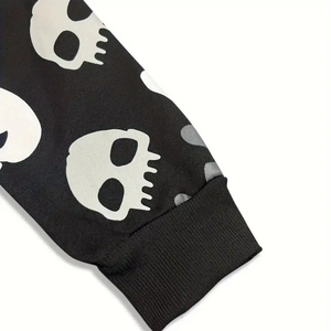 เสื้อฮู้ดมีซิปโอเวอร์ไซส์สำหรับผู้ชายเสื้อมีฮู้ดแฟชั่นพิมพ์โลโก้ได้ตามต้องการ - Product Image 3