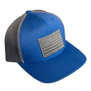 Sombreros de camionero Espuma personalizada Parche de cuero en relieve Logo Perfil alto 6 Panel Malla Volver Gorras deportivas Venta caliente ODM Vietnam Headwear - Product Image 2