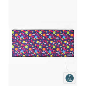 Alfombrilla de ratón XL cuadrada térmica impresa para el juego Fall Guys, impermeable, con carga inalámbrica, accesorio de ordenador en stock - Product Image 4