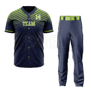 เครื่องแบบเบสบอลที่สะดวกสบายสำหรับทีมเยาวชนและผู้ใหญ่พร้อมหมายเลขชื่อและโลโก้ทีมที่กำหนดเอง - Product Image 1