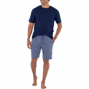 Ensemble short de haute qualité pour hommes Conception OEM Ensemble short de couleur contrastée lavable sur mesure pour hommes short costume deux pièces - Product Image 1