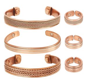 สร้อยข้อมือทองแดงเกรดพรีเมี่ยมสำหรับผู้ชายและผู้หญิง - Product Image 6