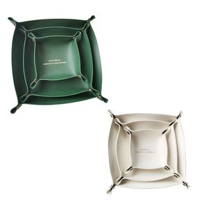 Custom Portable Existing PU Leather Valet <b>Tray</b> Set <b>Jewelry</b> Storage Colorful Leather Catchall <b>Tray</b> - Product Image 5