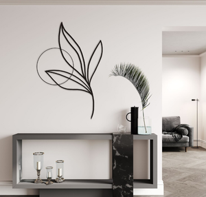 Recién llegado, decoración de pared de hoja de Metal para sala de estar, TV, sofá, pared de fondo, porche, artes colgantes y manualidades, decoración del hogar moderna - Product Image 3