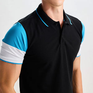 Hommes décontracté pour polos design solide en grande taille bon matériel imprimé meilleure qualité bas taux populaire et bonne vente - Product Image 2