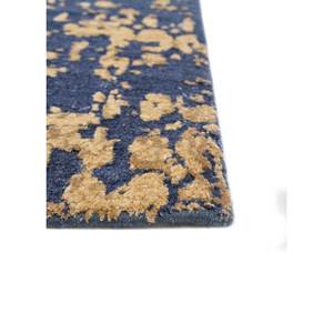 Alfombra Kavi Azul de Lana y Seda de Bambú Anudada a Mano, Colección Project Error, Patrón Abstracto para Uso Doméstico, Esk-667 - Product Image 4
