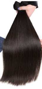 Compre cabello liso de hueso liso natural en línea en la India con color de cabello natural - Product Image 6