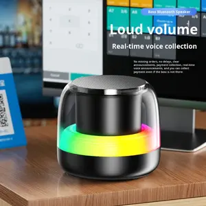 Enceinte portable USB stéréo avec éclairage LED RGB, design unique et professionnel, pour ordinateur multimédia, prise en charge des applications - Product Image 4