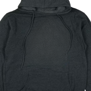 Sweat à capuche surdimensionné en détresse Vintage noir lavé coton lourd Streetwear coupe ample pull sweat à capuche pour hommes et femmes - Product Image 2