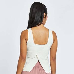 Camiseta sin mangas transpirable para mujer Impresión de pantalla de gimnasio transpirable - Product Image 5