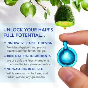 Kadın erkek saç onarım saç tedavisi Serum bırakın-in Anti bukle kremi Vitamin a C E Pro B5 saç vitamini Serum kapsül - Product Image 6