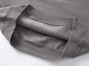 Sweats à capuche vierges personnalisés 450 Gsm sweat à capuche lesté pull surdimensionné épaule tombante sweat à capuche lourd - Product Image 3