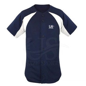 ชุดเบสบอลผู้ชายไซส์ใหญ่ ระบายอากาศได้ดี ผลิตจากโพลีเอสเตอร์ 100% รับผลิตตามสีและโลโก้ที่ต้องการ บริการ OEM ชุดกีฬาที่ยั่งยืน - Product Image 6