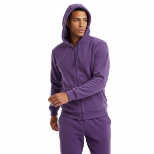 Logo personnalisé hommes fermeture éclair survêtement vêtements de sport entraînement de gymnastique ensemble décontracté Streetwear veste de survêtement et pantalon tenue - Product Image 6