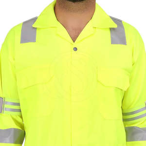 ชุดคลุมทำงานก่อสร้างแบบสั่งทำพิเศษ ระบายอากาศได้ดี สวมใส่สบาย พร้อมโลโก้สั่งทำได้ มาตรฐาน ANSI ระดับ 2 กันน้ำ - Product Image 3