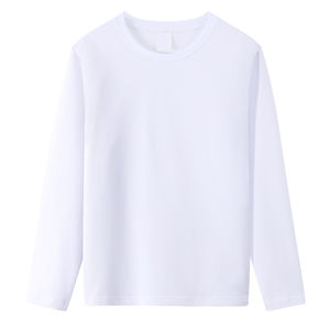 Camisetas de Manga Larga Personalizadas para Mujer, Material de Algodón, Logotipo Personalizado, Color Sólido, Mejor Precio, Compra Camisetas de Manga Larga para Mujer - Product Image 3