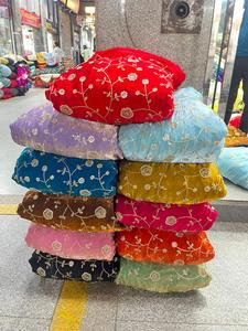 Premium Bridal Embroidered Jacquard Floral Pearl <b>Beaded</b> Mesh <b>Fabric</b> Wedding Dresses Handmade Heavy Bead - Product Image 4