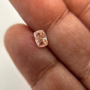 Anillo suelto de diamante cultivado en laboratorio de corte radiante rosa de 0,62 quilates, forma de Esmeralda, certificado IGI para fabricación de joyas de aniversario, Diamante CVD - Product Image 4