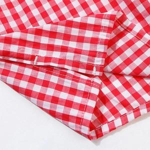 Calzoncillos bóxer a cuadros de algodón ligeros y elegantes para hombre, ropa de dormir cómoda de punto transpirable y duradera para uso diario - Product Image 4