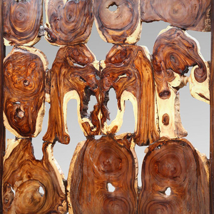 Accessoires de décoration intérieure et de meubles en bois de teck pour décorer les murs - Product Image 1