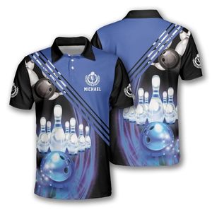 Lightweight breathable custom <b>bowling</b> jerseys featuring printing stretch material and team name number personalization - Product Image 6