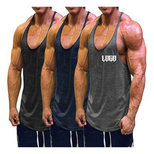 Camiseta sin mangas con tirantes para hombre, hecha de algodón suave, Ideal para gimnasio, Fitness, precio bajo, Camiseta con estampado de entrenamiento personalizado, músculo - Product Image 2