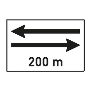 Panneau de signalisation routière bidirectionnel PL-15 en aluminium durable - Product Image 1