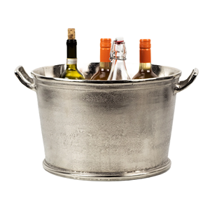 Prime Quality Aluminium Casted Ice Bucket Wine Cooler With Side Handles Barware Accessories Wine <b>Chillers</b> Champagne Bucket - Product Image 2