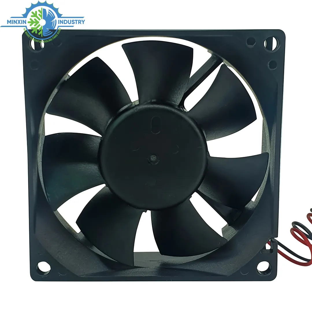 8025G Powerful Mini DC Cooling Fan Quiet Case Fans 80mm BLDC Motor CPU Cooling Fans for Car Amplifier and Electronic Devices