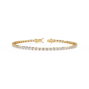 Fabulous 18K <b>Gold</b> Lab Grown Diamond Bracelet & <b>Bangle</b> - Product Image 1