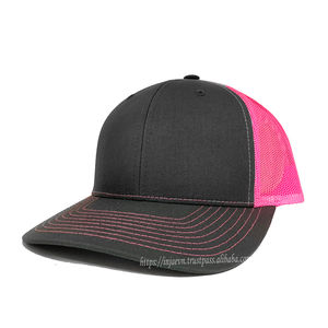 Sombreros de malla de camionero deportivo de perfil medio de alta calidad Vietnam Venta caliente sombreros de camionero lisos gorra deportiva de moda - Product Image 2