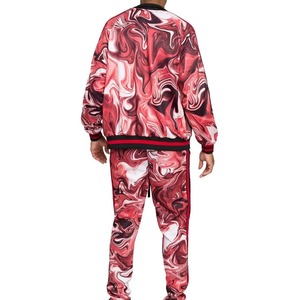 Survêtement pour homme au design moderne, sublimation originale, tendance, haut de gamme, logo personnalisé, coupe ajustée, survêtement pour homme en sublimation - Product Image 4