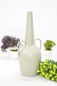 Jarrón de Piso de Metal con Recubrimiento en Polvo de Estilo Clásico, de Primera Calidad y Gran Venta, Jarrones Decorativos Elegantes para el Hogar/Bodas, Jarrón Largo con Asas - Product Image 3