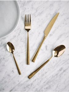 Couverts en acier inoxydable argenterie polie couleur argent parfait pour la table à manger de luxe, la restauration, les hôtels et la décoration de mariage - Product Image 4