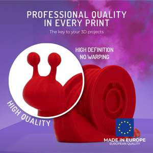 Filament PLA HD WINKLE 2,85 mm 1 kg pour imprimante 3D, tolérance élevée 0,05 mm, compatible lit chauffant 190-230°C, biodégradable, impression facile - Product Image 2