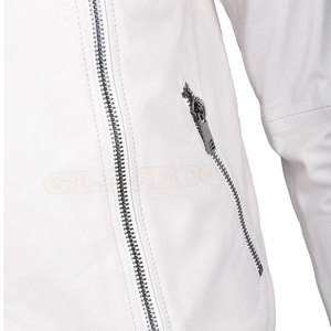 Chaqueta de Cuero para Hombre, de Invierno, a la Moda, Resistente al Viento, Impermeable y Transpirable, con Capucha y Cuello Alto - Product Image 4
