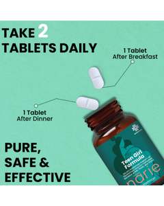 Fórmula para chicas adolescentes con Shatavari Ashoka Chasteberry para el apoyo de la pubertad, alivio del dolor, equilibrio hormonal y regularidad menstrual - Product Image 4