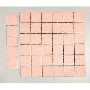 Vintage MCM 12x12 Extra 5 Azulejos Rosa 2x2 Azulejo de mosaico mate Backsplash Piso de pared 12x12 Vintage MCM Extra Azulejos Accesorio - Product Image 1