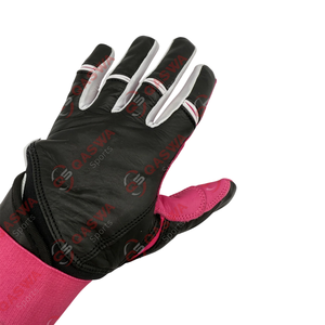 ถุงมือตีเบสบอลสวมใส่สบายสีขาวโลโก้ตามสั่ง - Product Image 5