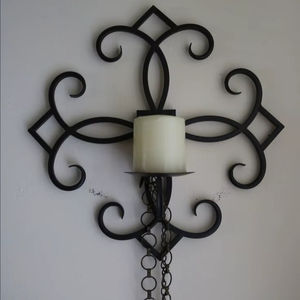 Multipurpose Metal <b>Wall</b> Hanging Candle Holder Suitable For Candles Decorative Accents And Ambient <b>Lighting</b> - Product Image 1