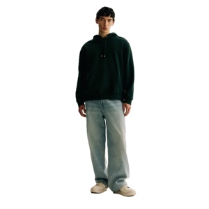 Sweat-shirts à capuche pour hommes, hiver, grandes tailles, 100% coton molletonné, 420 grammes, lavés, respirants, écologiques, décontractés - Product Image 1