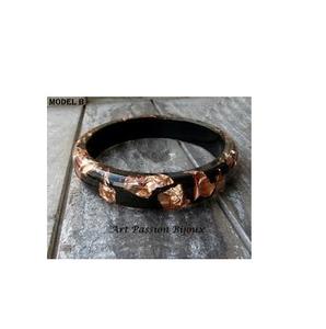 Pulsera de resina con forma única para niñas y mujeres, brazalete de resina con diseño personalizado para uso diario - Product Image 3